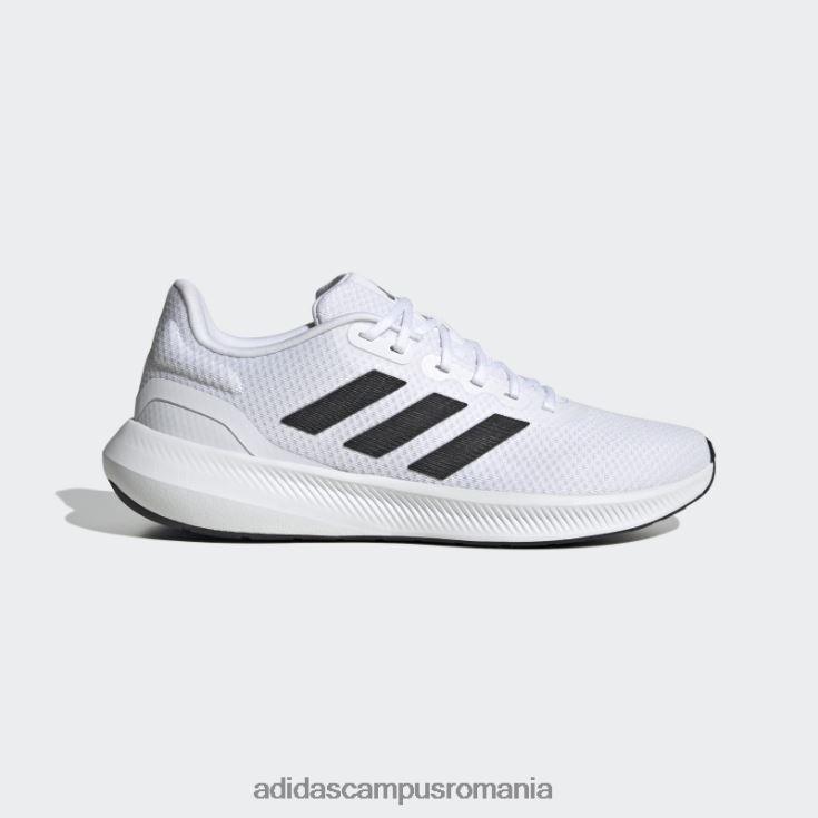 adidas campus romania pantofi de alergare albi runfalcon 3 cloudfoam bărbați alb negru J266N219444