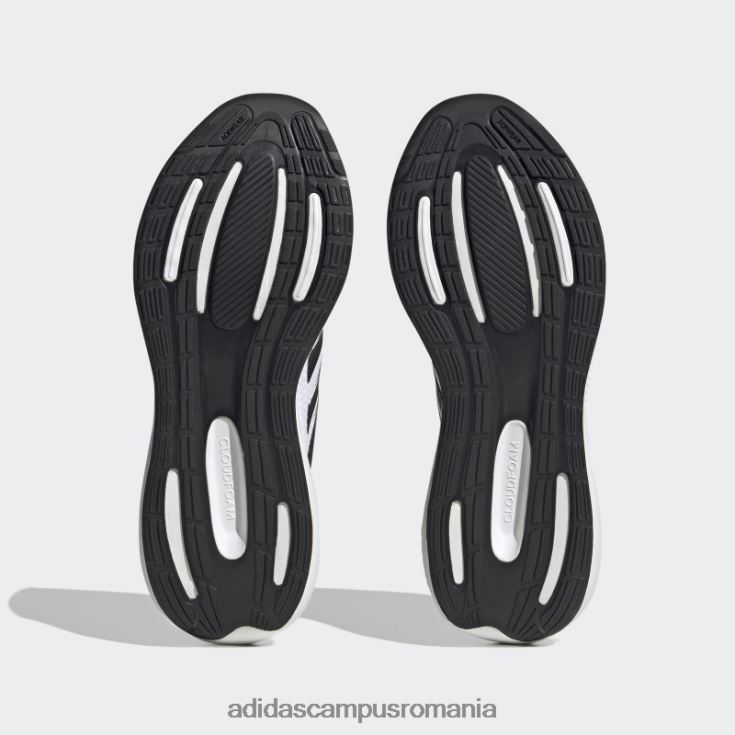 adidas campus romania pantofi de alergare albi runfalcon 3 cloudfoam bărbați alb negru J266N219444