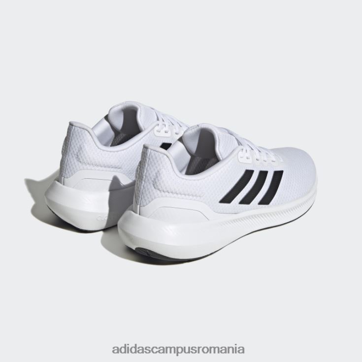 adidas campus romania pantofi de alergare albi runfalcon 3 cloudfoam bărbați alb negru J266N219444