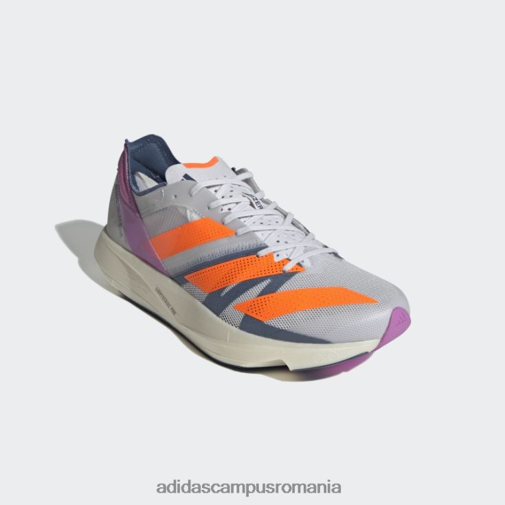 adidas campus romania pantofi de alergare dash grey adizero takumi sen 8 adidas bărbați liniuță gri/portocaliu/liliac J266N219689