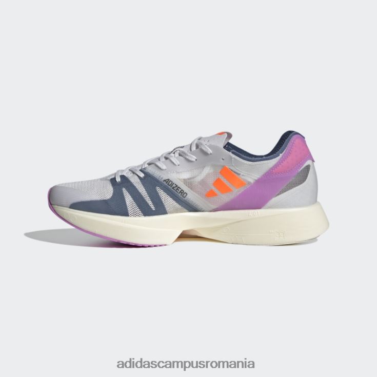 adidas campus romania pantofi de alergare dash grey adizero takumi sen 8 adidas bărbați liniuță gri/portocaliu/liliac J266N219689