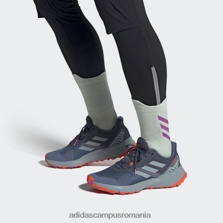 adidas campus romania pantofi de alergare terrex soulstride oțel adidas bărbați otel/gri met/portocaliu J266N219908