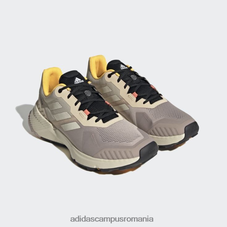 adidas campus romania pantofi de alergare terrex soulstride taupe adidas bărbați taupe/alb/auriu J266N219344