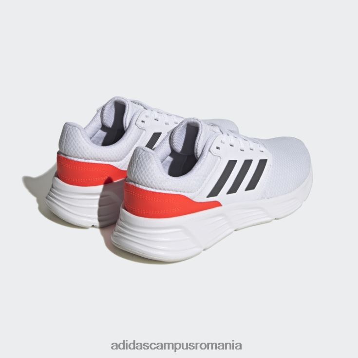 adidas campus romania pantofi de alergat galaxy 6 albi bărbați alb/gri/rosu J266N219336