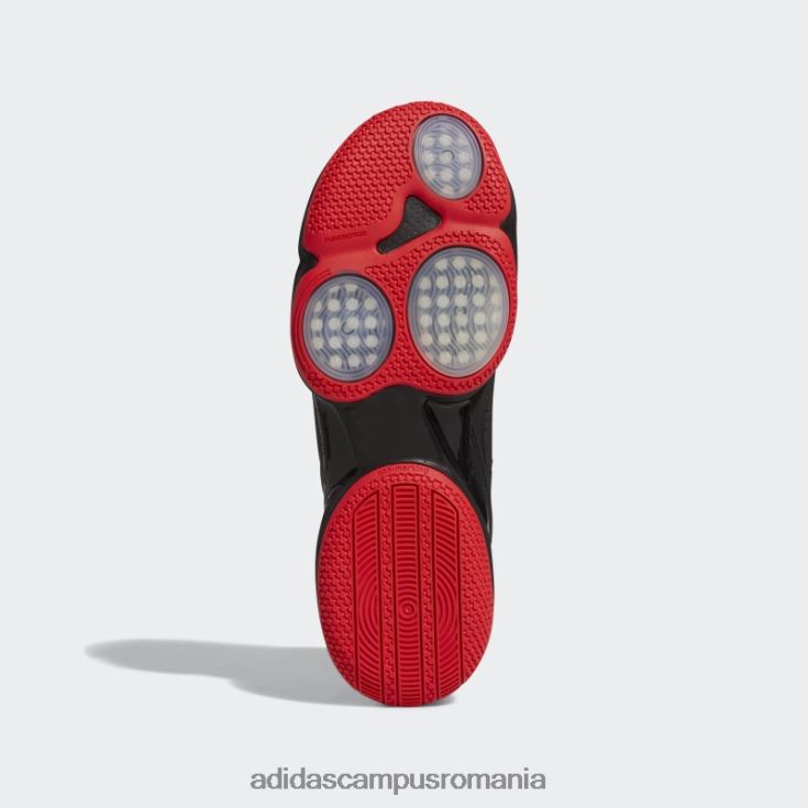 adidas campus romania pantofi de baschet restomod low adizero rose 1.5 negri bărbați negru/rosu/argintiu J266N219583