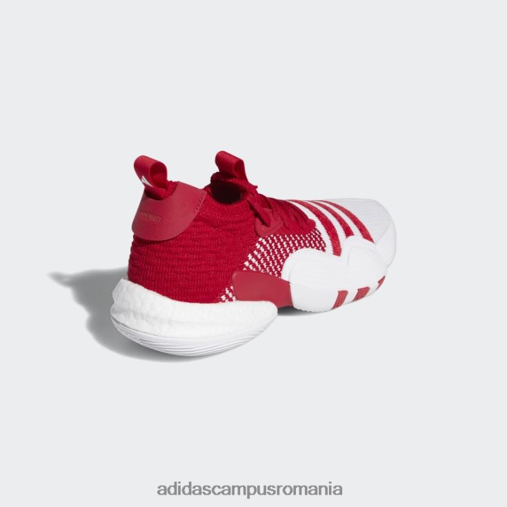 adidas campus romania pantofi de baschet trae young 2.0 alb bărbați alb roșu J266N219688
