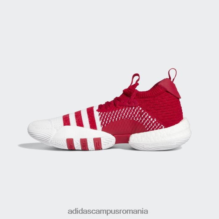 adidas campus romania pantofi de baschet trae young 2.0 alb bărbați alb roșu J266N219688