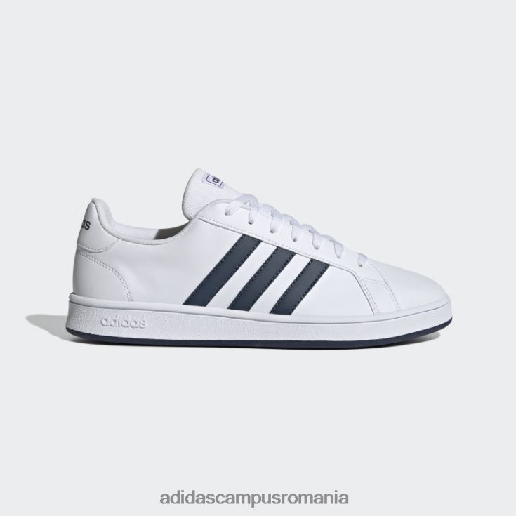adidas campus romania pantofi de bază grand court bleumarin bărbați alb/marinier J266N219857
