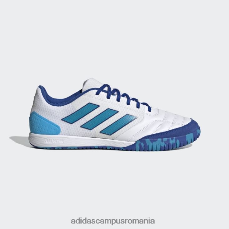 adidas campus romania pantofi de fotbal indoor competiție top sala alb bărbați alb/aqua îndrăzneț/albastru regal J266N219747