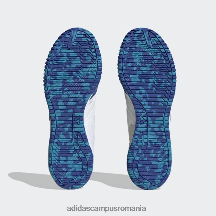 adidas campus romania pantofi de fotbal indoor competiție top sala alb bărbați alb/aqua îndrăzneț/albastru regal J266N219747