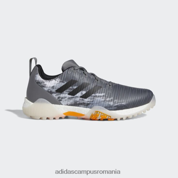 adidas campus romania pantofi de golf gri codechaos bărbați papură gri/negru/portocaliu J266N219642