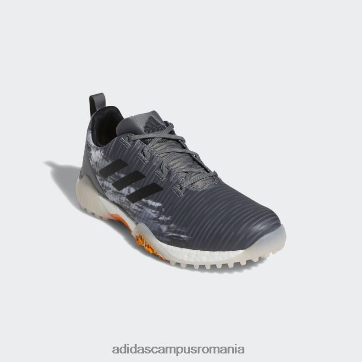 adidas campus romania pantofi de golf gri codechaos bărbați papură gri/negru/portocaliu J266N219642