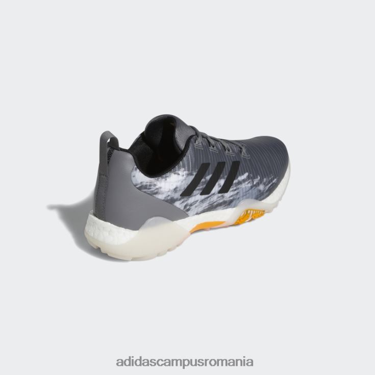 adidas campus romania pantofi de golf gri codechaos bărbați papură gri/negru/portocaliu J266N219642