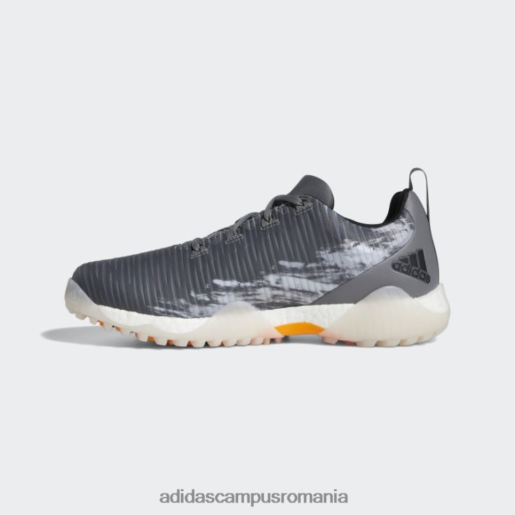 adidas campus romania pantofi de golf gri codechaos bărbați papură gri/negru/portocaliu J266N219642