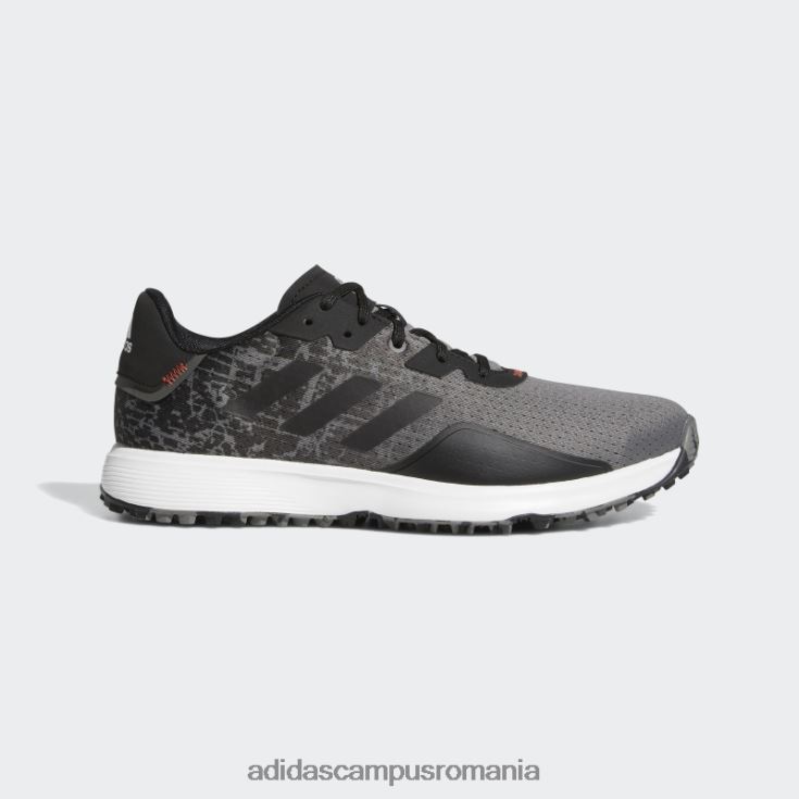 adidas campus romania pantofi de golf gri s2g fără vârfuri adidas bărbați gri/negru J266N219821
