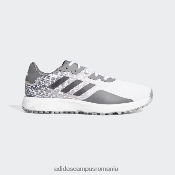 adidas campus romania pantofi de golf s2g largi fara crampoane alb adidas bărbați alb/gri J266N219704