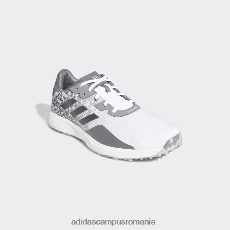 adidas campus romania pantofi de golf s2g largi fara crampoane alb adidas bărbați alb/gri J266N219704