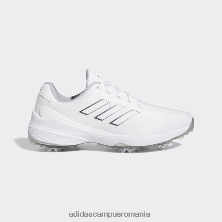 adidas campus romania pantofi de golf zg23 albi bărbați alb/argintiu închis/argintiu J266N219651