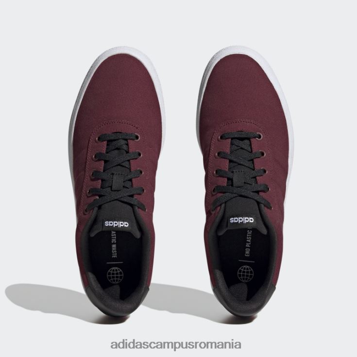 adidas campus romania pantofi de skateboard vulc raid3r roșii bărbați roșu/negru J266N219508