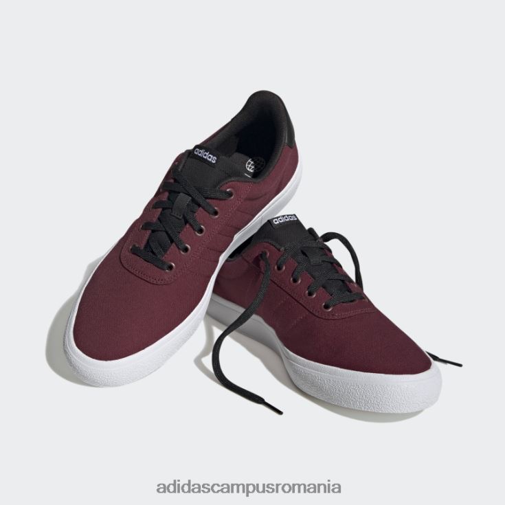 adidas campus romania pantofi de skateboard vulc raid3r roșii bărbați roșu/negru J266N219508