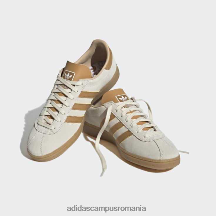 adidas campus romania pantofi gum munchen bărbați alb/mesa/gumă J266N219453