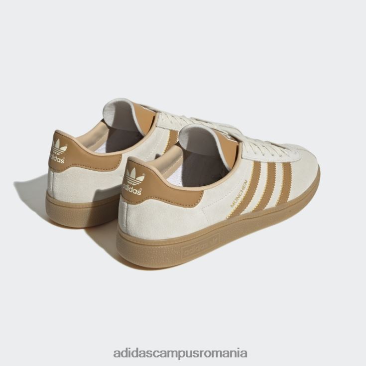 adidas campus romania pantofi gum munchen bărbați alb/mesa/gumă J266N219453