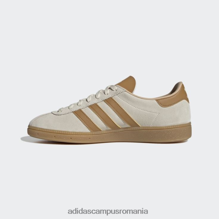 adidas campus romania pantofi gum munchen bărbați alb/mesa/gumă J266N219453