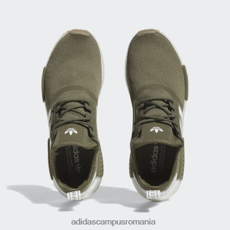 adidas campus romania pantofi gum nmd-r1 bărbați măsline/alb/gumă J266N219350