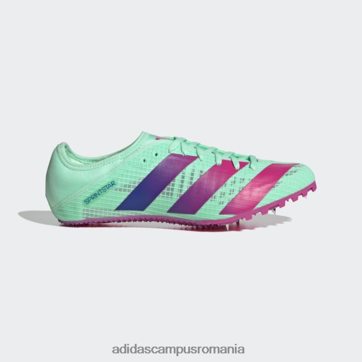 adidas campus romania pantofi mint adizero sprintstar bărbați menta/albastru/fucsia J266N219847