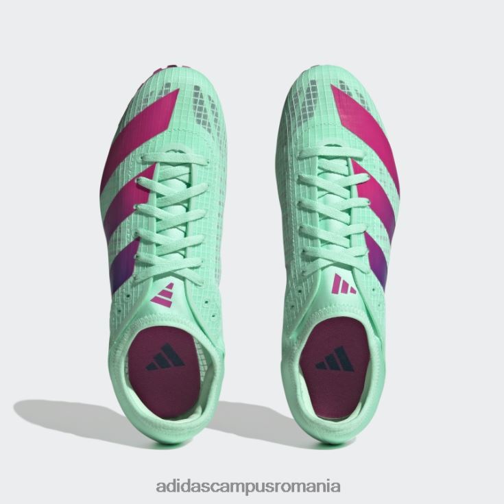 adidas campus romania pantofi mint adizero sprintstar bărbați menta/albastru/fucsia J266N219847