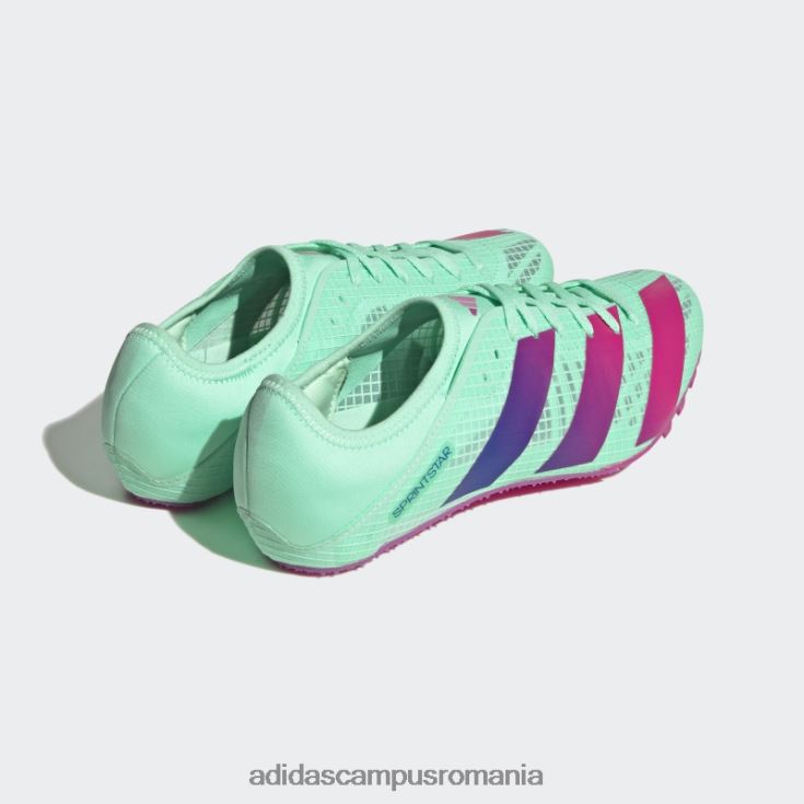 adidas campus romania pantofi mint adizero sprintstar bărbați menta/albastru/fucsia J266N219847