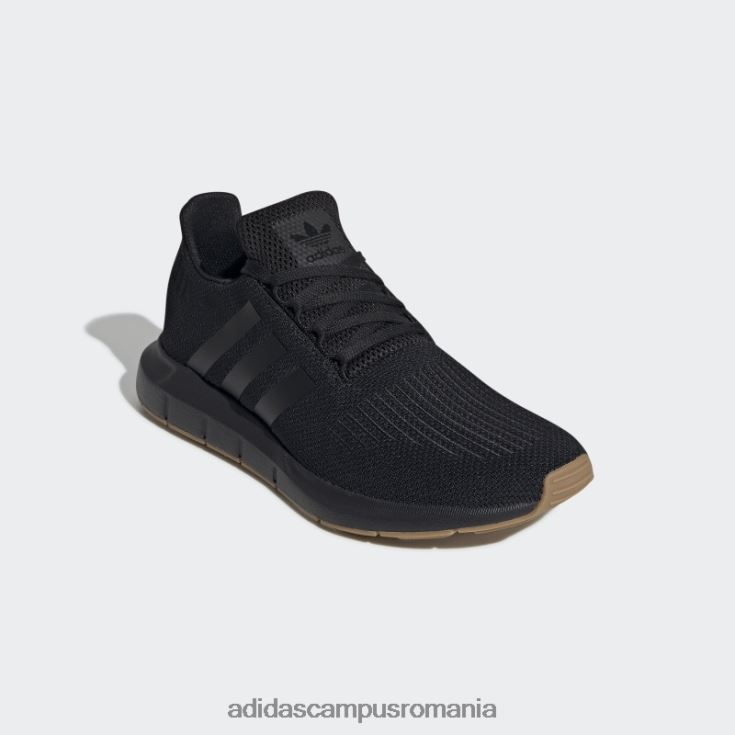 adidas campus romania pantofi negri de alergare rapidă bărbați negru/gumă J266N219315
