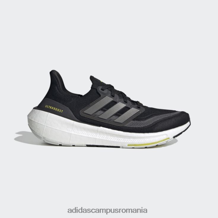 adidas campus romania pantofi negri de alergare ultraboost light bărbați negru/gri/alb J266N219295