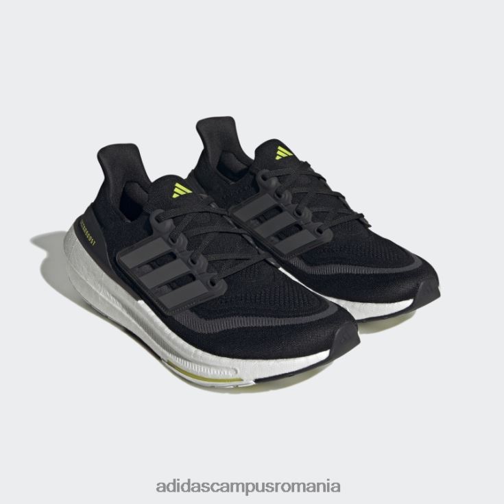 adidas campus romania pantofi negri de alergare ultraboost light bărbați negru/gri/alb J266N219295