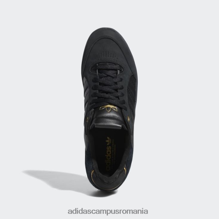 adidas campus romania pantofi negri tyshawn jos bărbați negru/auriu metalic J266N219445