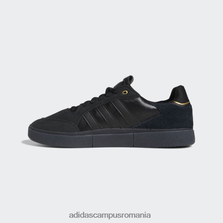 adidas campus romania pantofi negri tyshawn jos bărbați negru/auriu metalic J266N219445