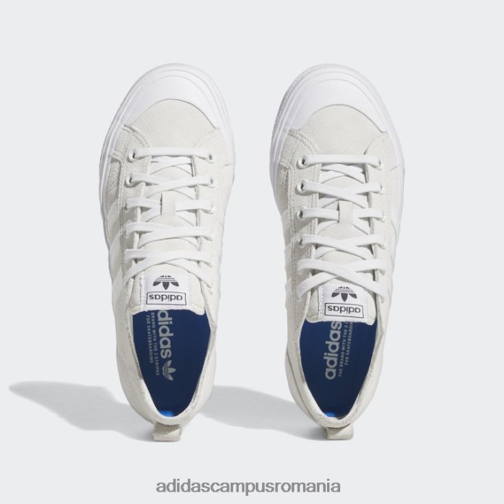 adidas campus romania pantofi nizza low adv alb bărbați alb J266N219579