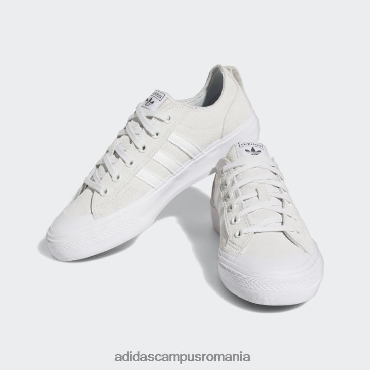 adidas campus romania pantofi nizza low adv alb bărbați alb J266N219579
