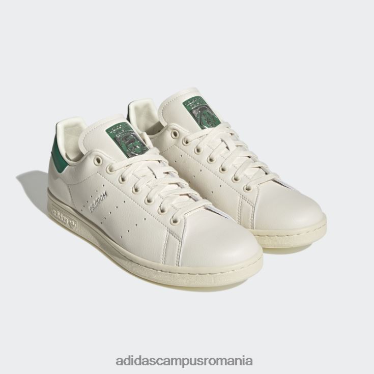 adidas campus romania pantofi stan smith verzi îndrăzneți bărbați alb/verde intens J266N219714