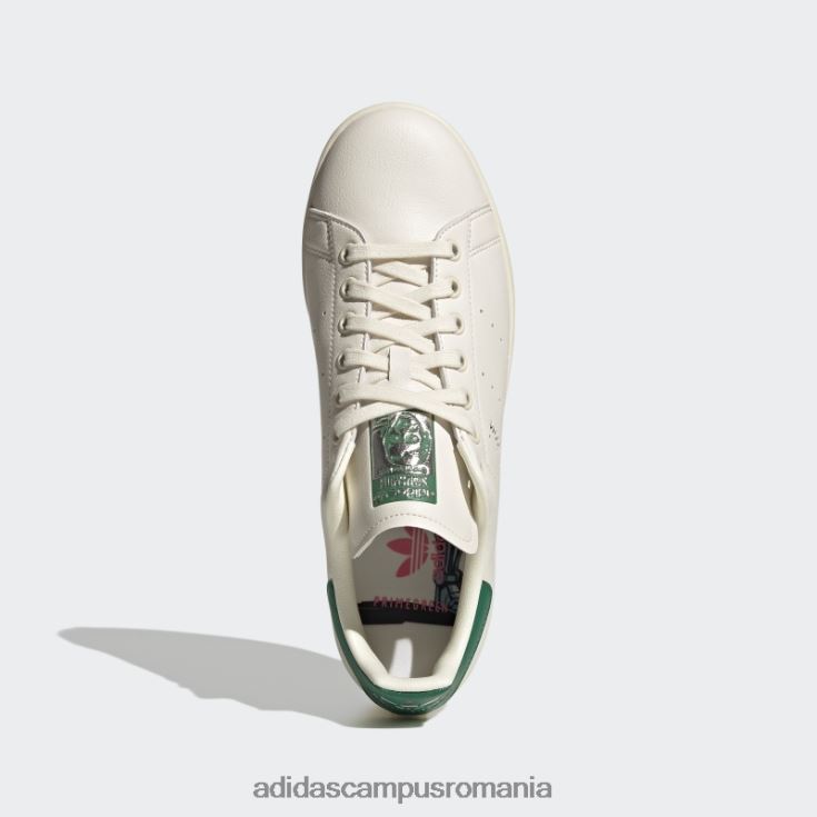 adidas campus romania pantofi stan smith verzi îndrăzneți bărbați alb/verde intens J266N219714