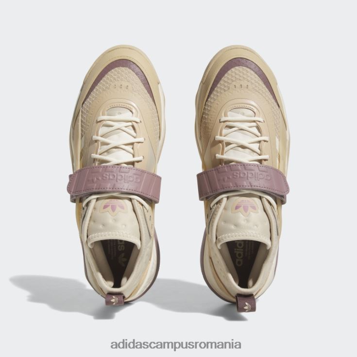 adidas campus romania pantofi streetball iii bej adidas bărbați bej/alb/violet J266N219482