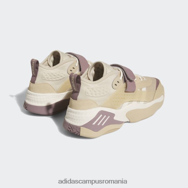 adidas campus romania pantofi streetball iii bej adidas bărbați bej/alb/violet J266N219482