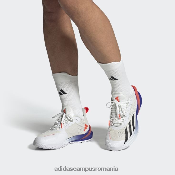adidas campus romania pantofi tenis adizero cybersonic albi bărbați alb/negru/rosu J266N219634