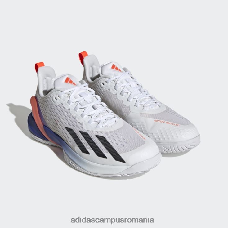 adidas campus romania pantofi tenis adizero cybersonic albi bărbați alb/negru/rosu J266N219634