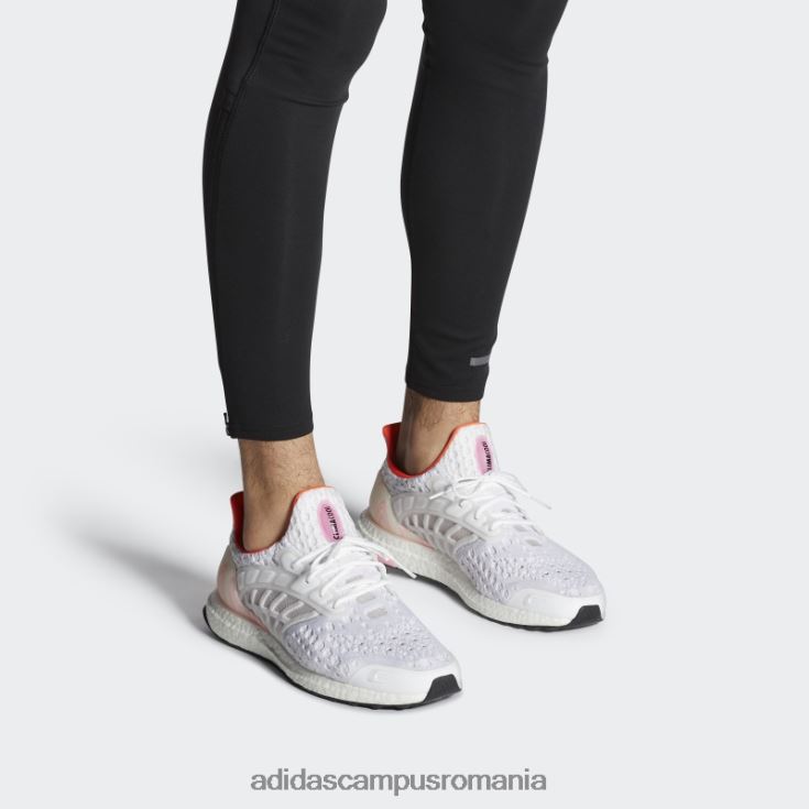 adidas campus romania pantofi ultraboost dna climacool albi bărbați alb/roz fascicul/rosu J266N219352