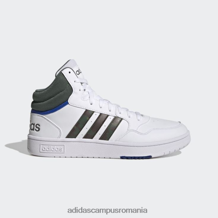 adidas campus romania pantofi vintage mid classic hoops 3.0 albi bărbați alb/verde oxid/albastru regal J266N219907