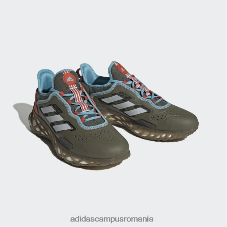 adidas campus romania pantofi web boost olive bărbați măsline/albastru/roșu J266N219652