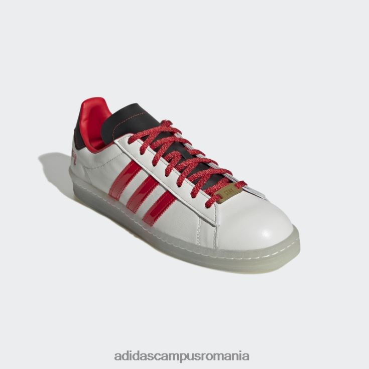 adidas campus romania pantofii lui Ray urlă campus alb bărbați alb/rosu/negru J266N219780