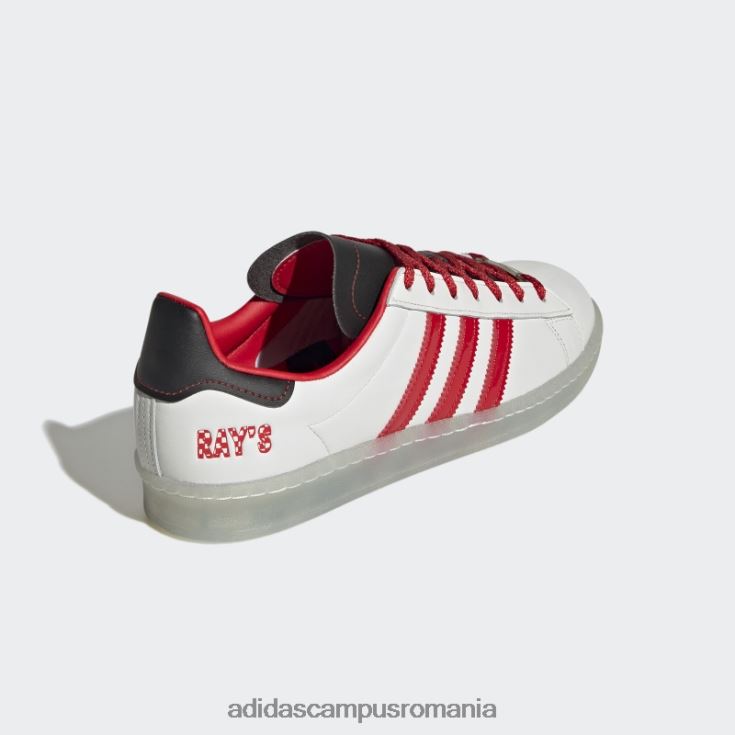 adidas campus romania pantofii lui Ray urlă campus alb bărbați alb/rosu/negru J266N219780