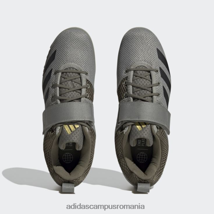 adidas campus romania powerlift 5 pantofi haltere argintiu pietriș bărbați pietriș argintiu/negru/măslin J266N219885